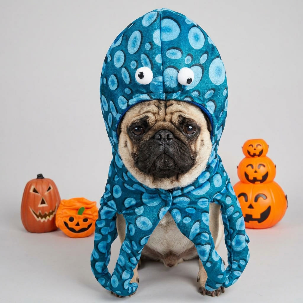 pug halloween sea costume