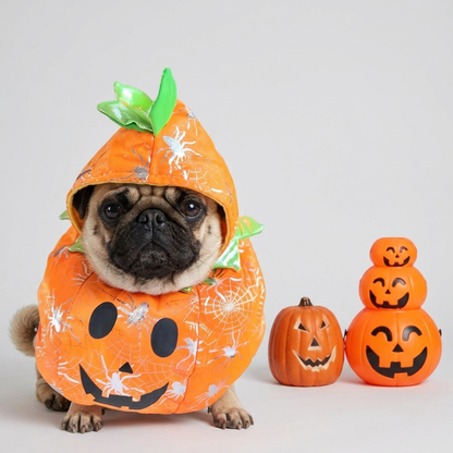 pumpkin costume for pugs