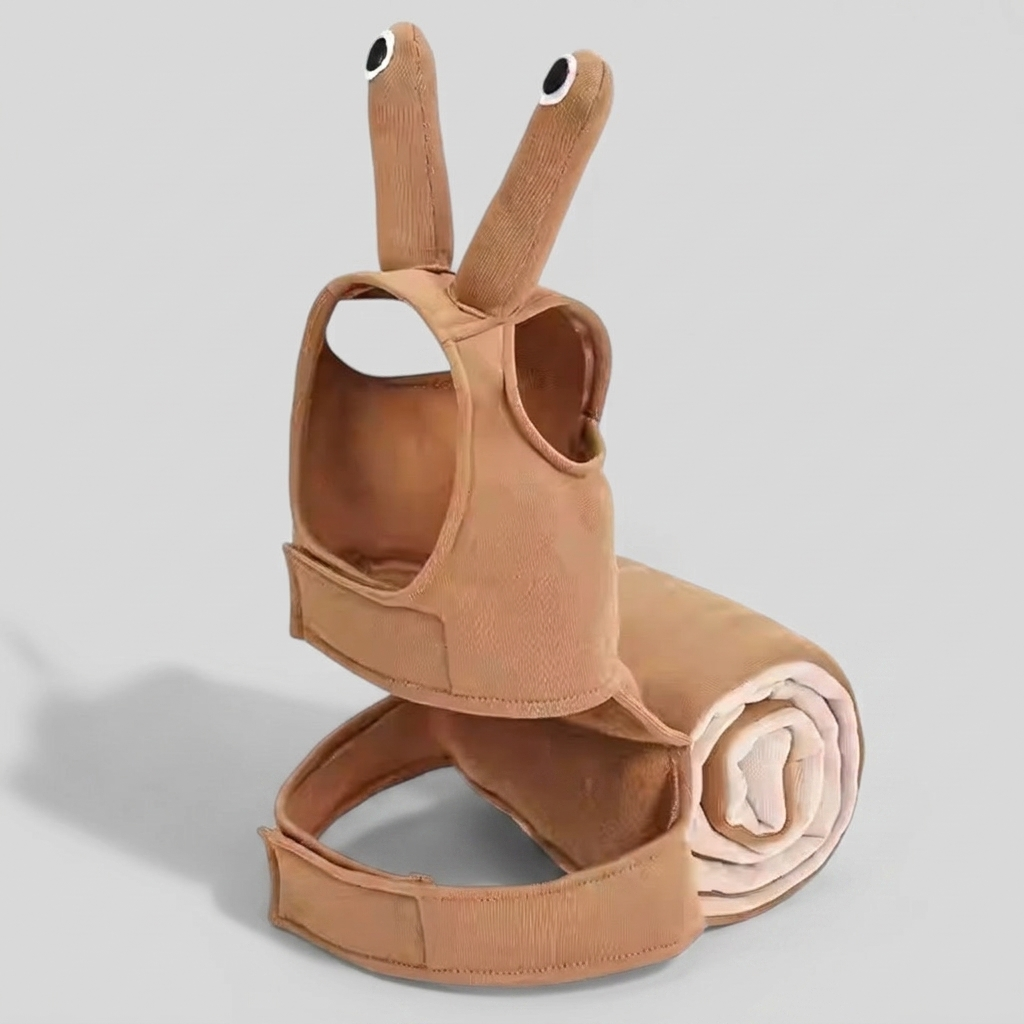 pug in snail halloween costume