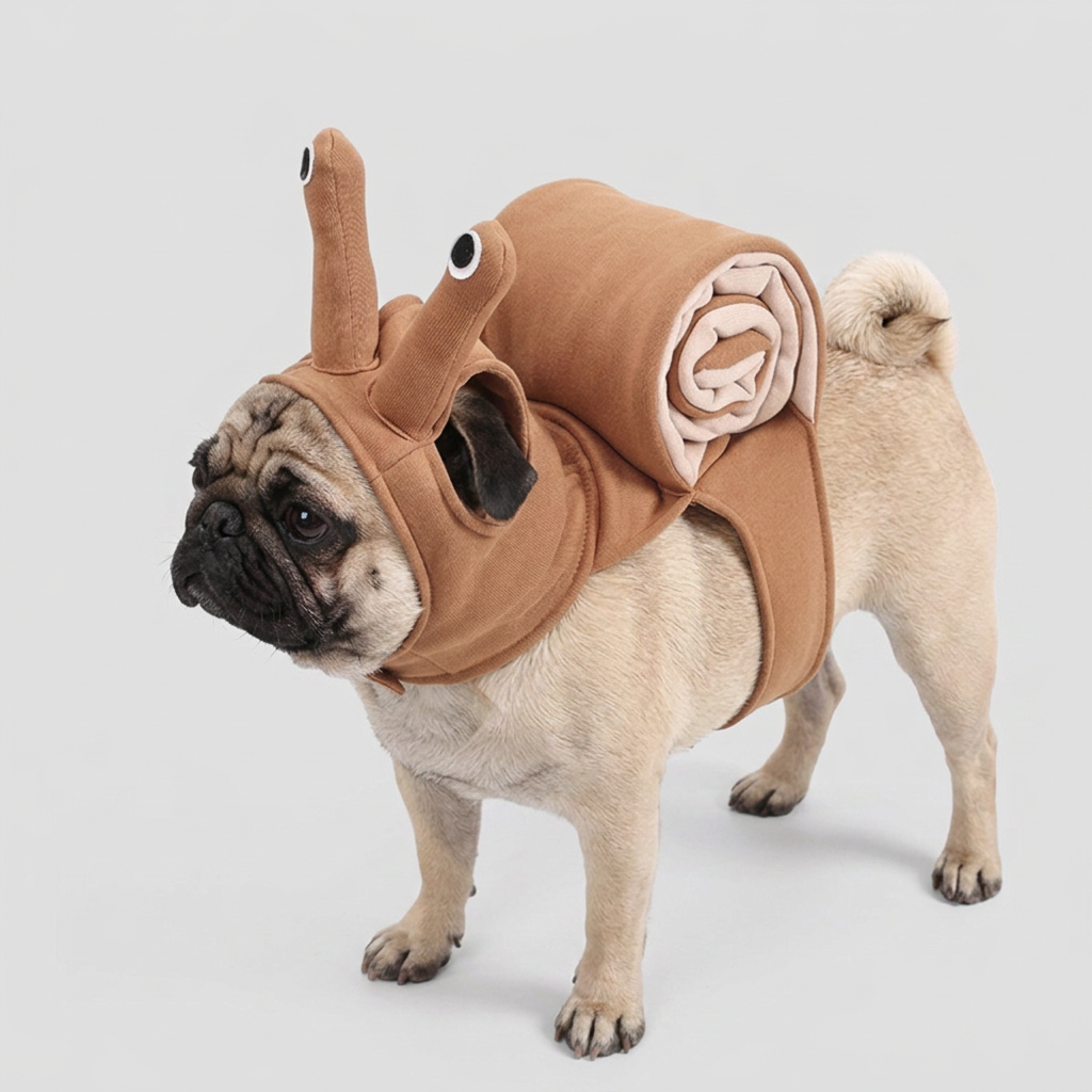 pug snail costume