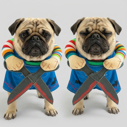 funny halloween costume for pugs