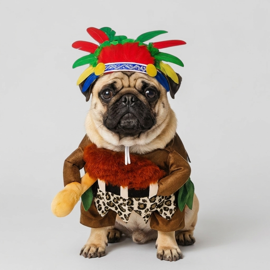 pug halloween costume adjustable straps