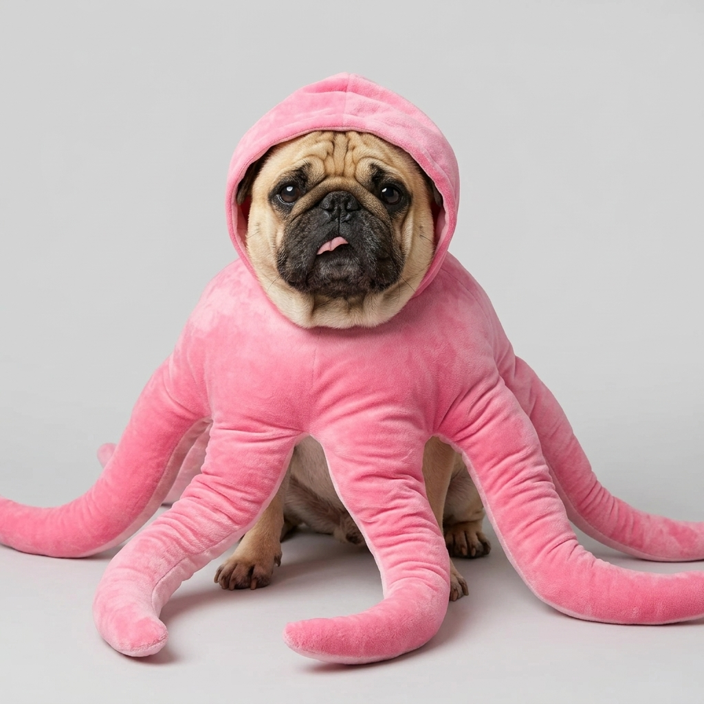 120cm octopus costume for pugs