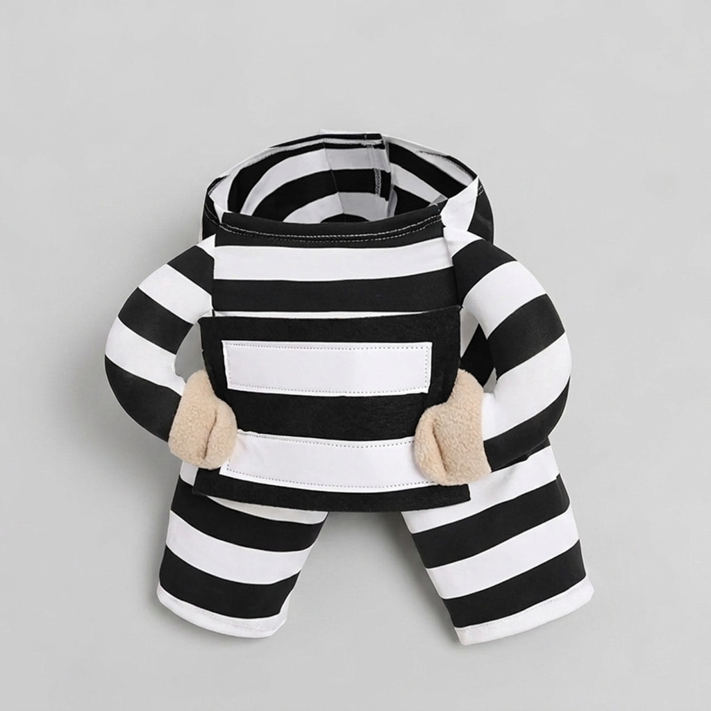 funny pug costume with id board