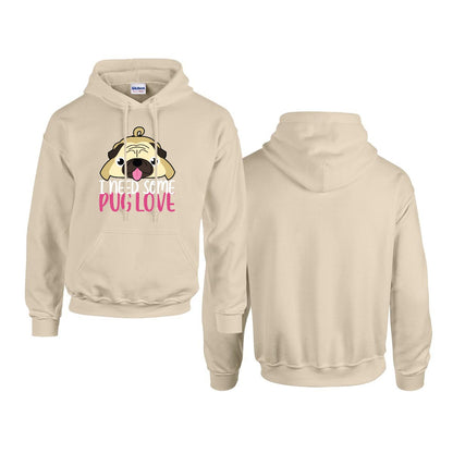 Max  - Pug Lover Hoodie – Essential Unisex Cotton Sweatshirt
