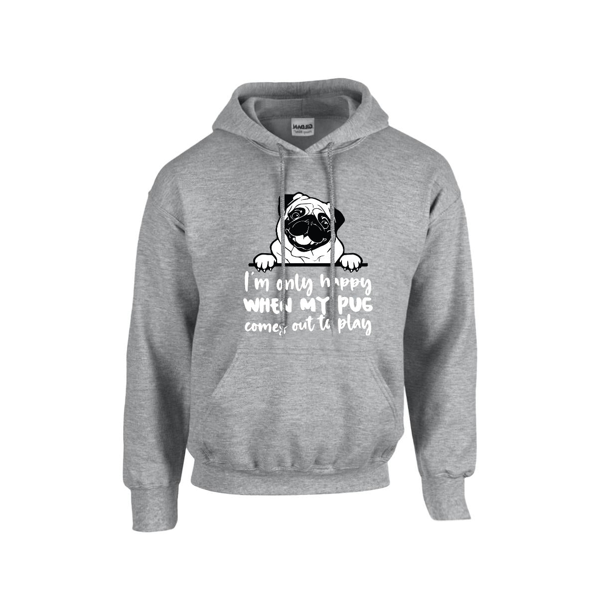 Nova - Pug Lover Hoodie – Essential Unisex Cotton Sweatshirt