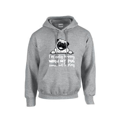 Nova - Pug Lover Hoodie – Essential Unisex Cotton Sweatshirt