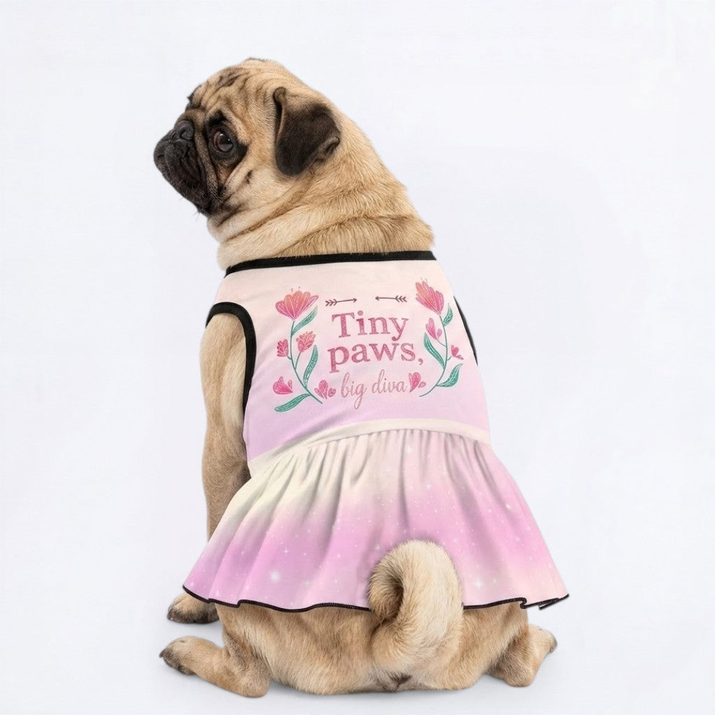 Hazel- Pug Princess Dress