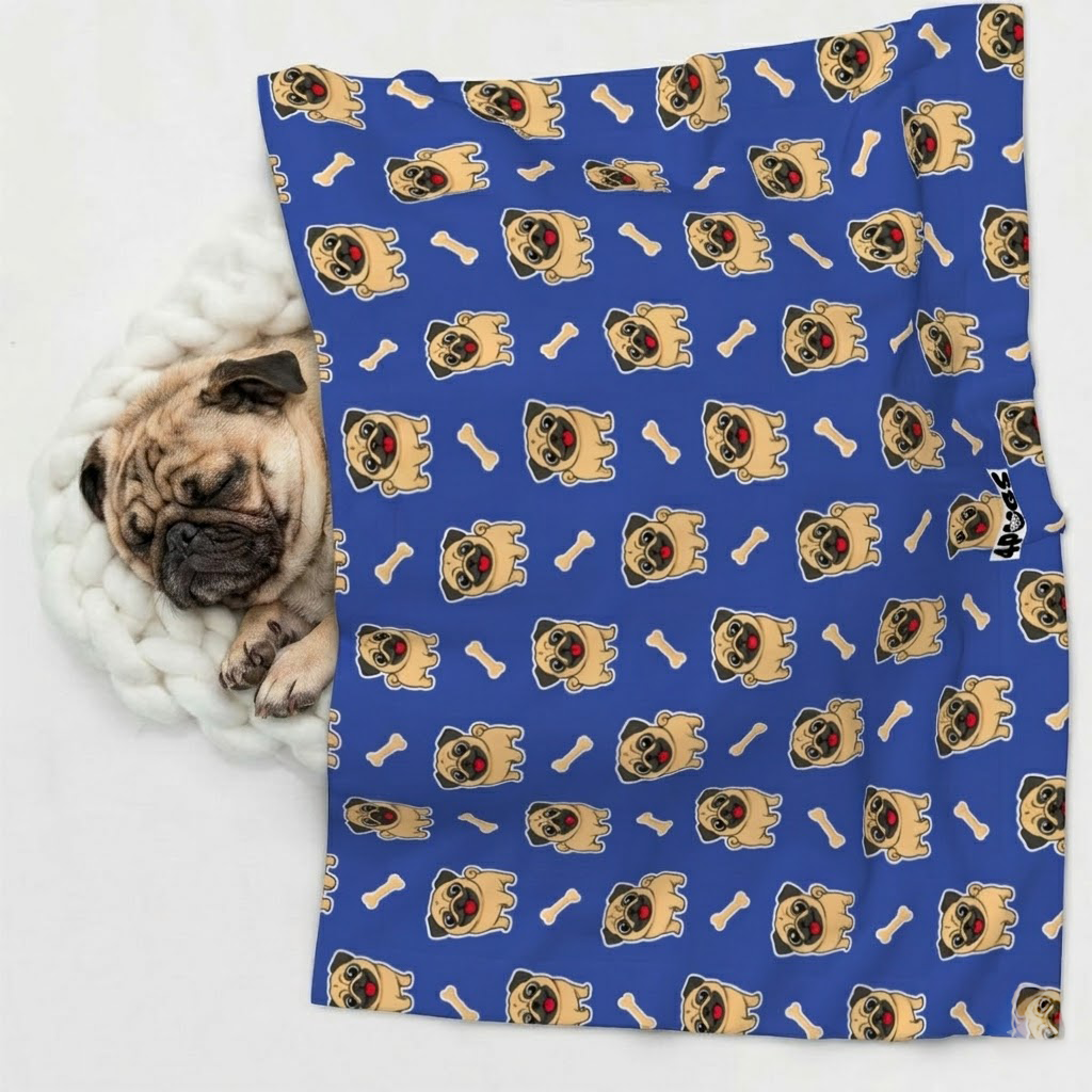Jax - Pug  Blanket