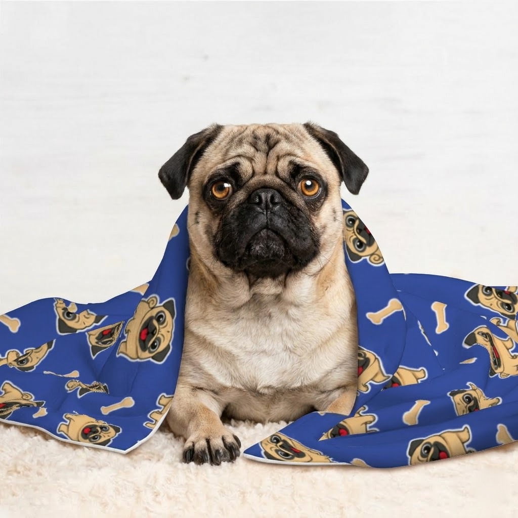 Jax - Pug  Blanket