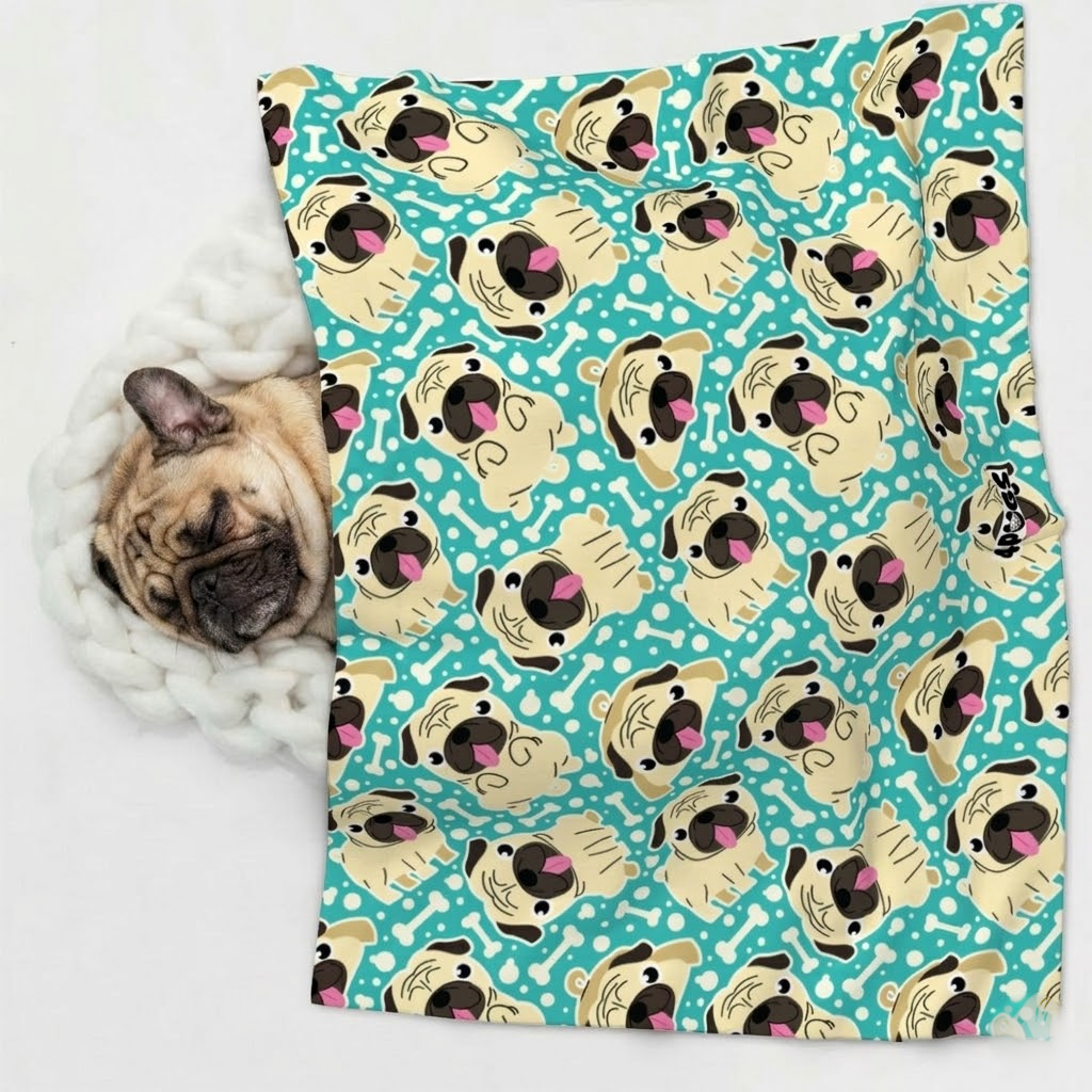 Olive - Pug Blanket
