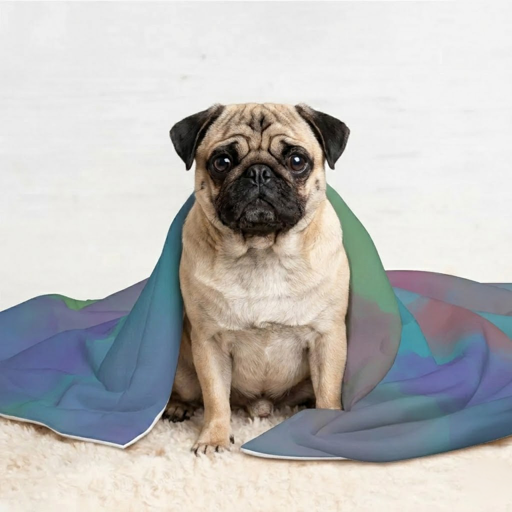 Sugar - Pug Blanket