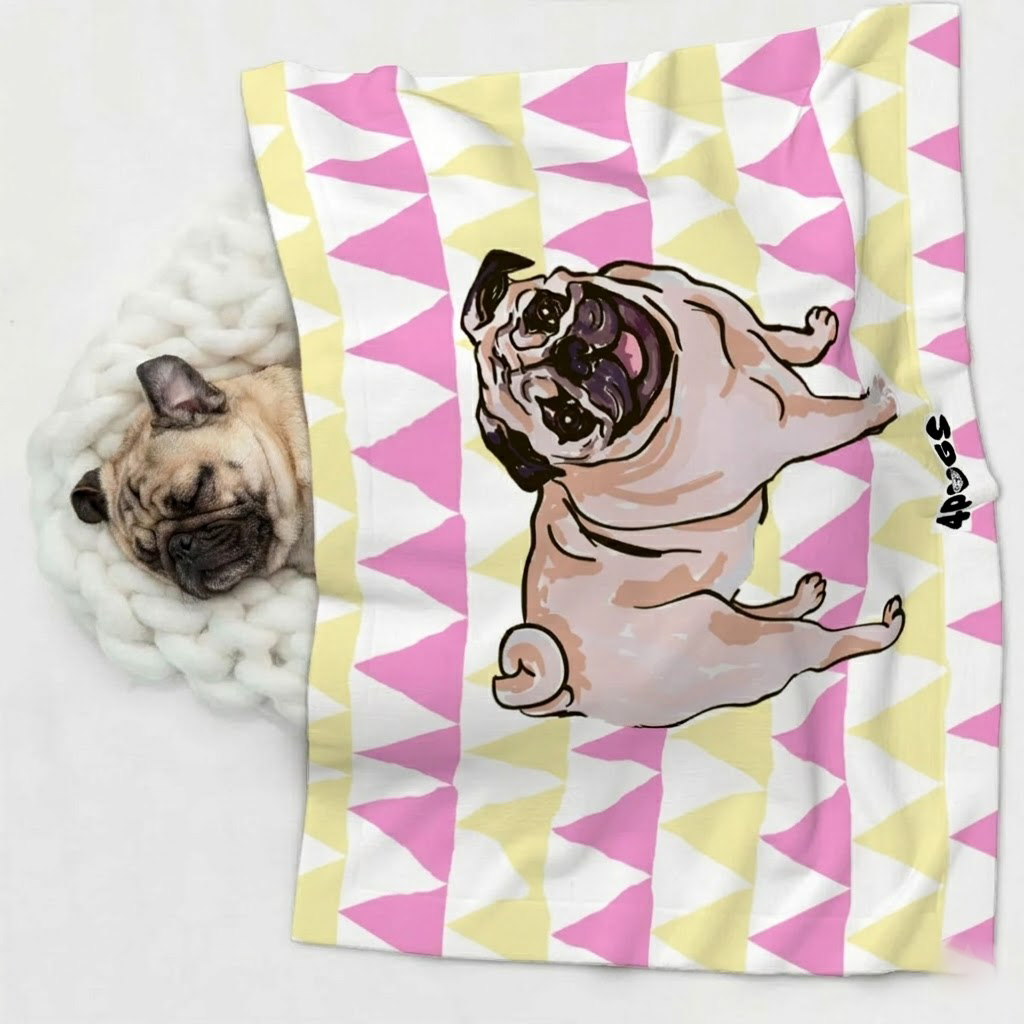 Lola - Pug Blanket