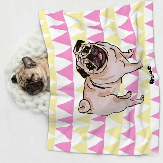 Lola - Pug Blanket