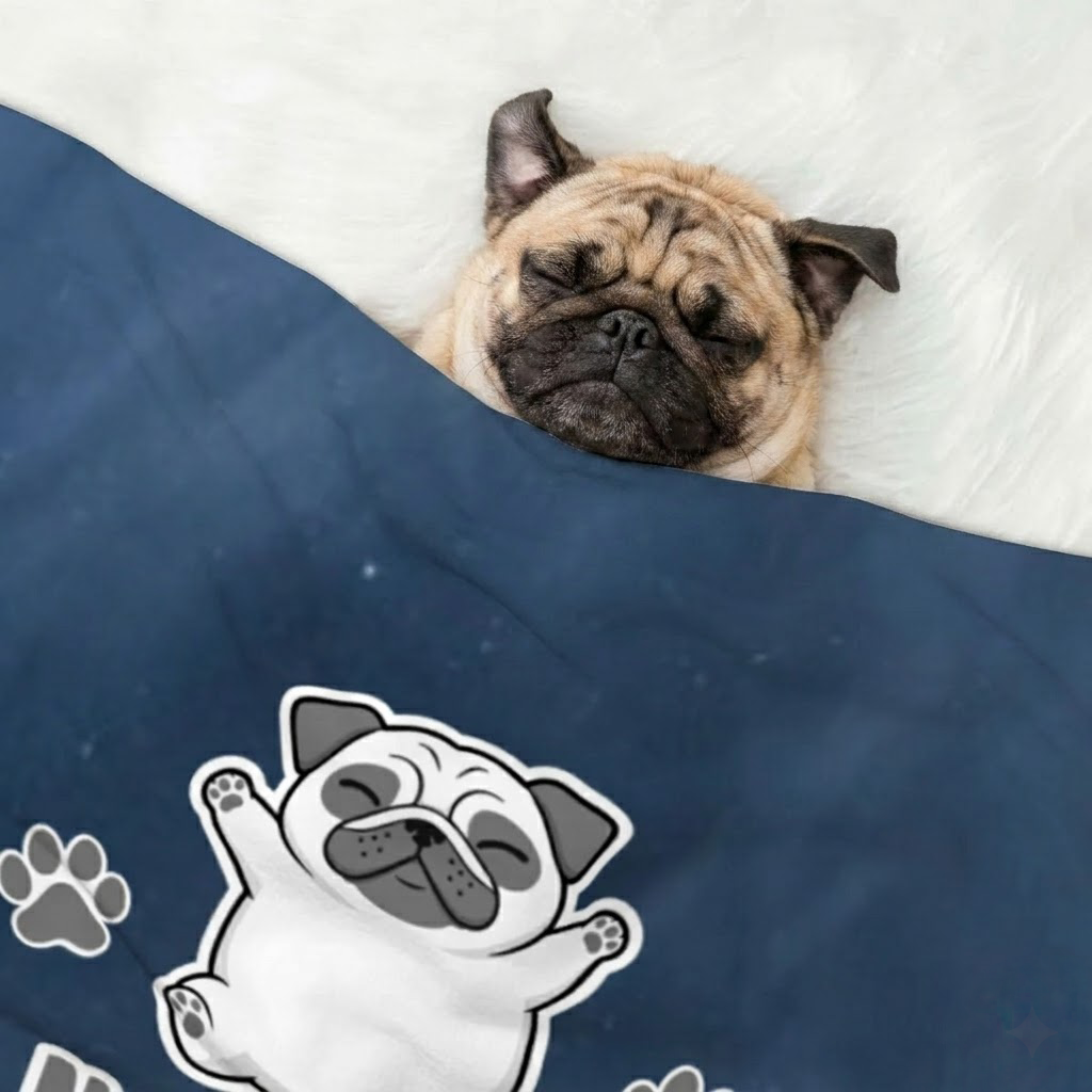 Sage - Pug Blanket