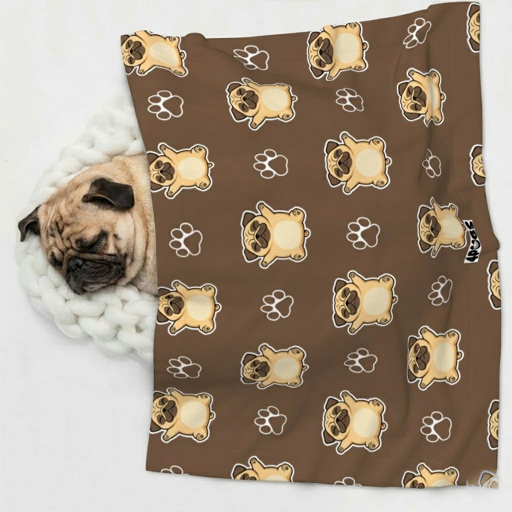 Roxy - Pug Blanket
