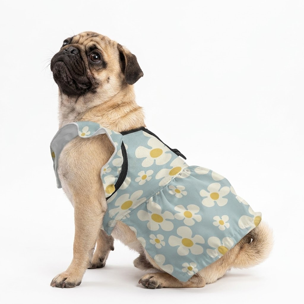 Cupcake - pug summer fashion