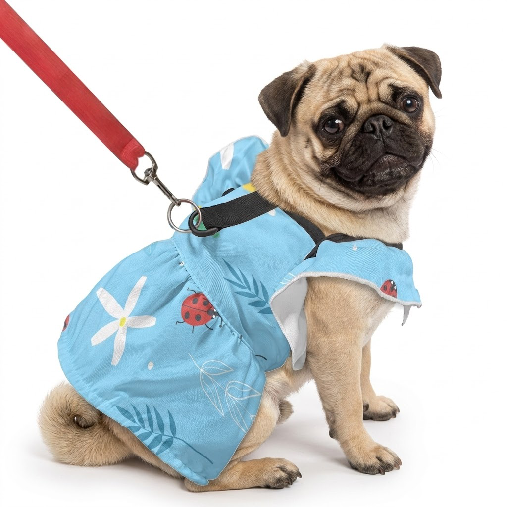 Princess - pug summer fashion