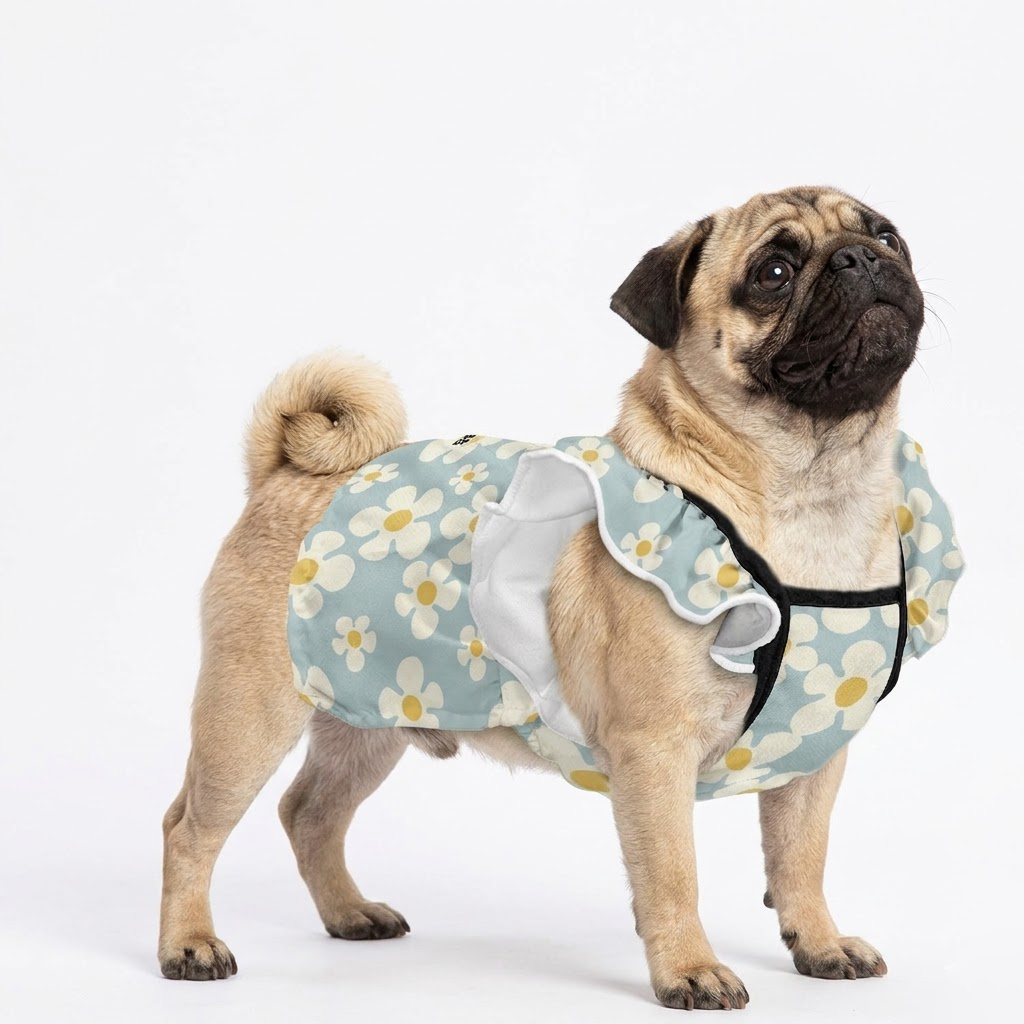 Cupcake - pug summer fashion
