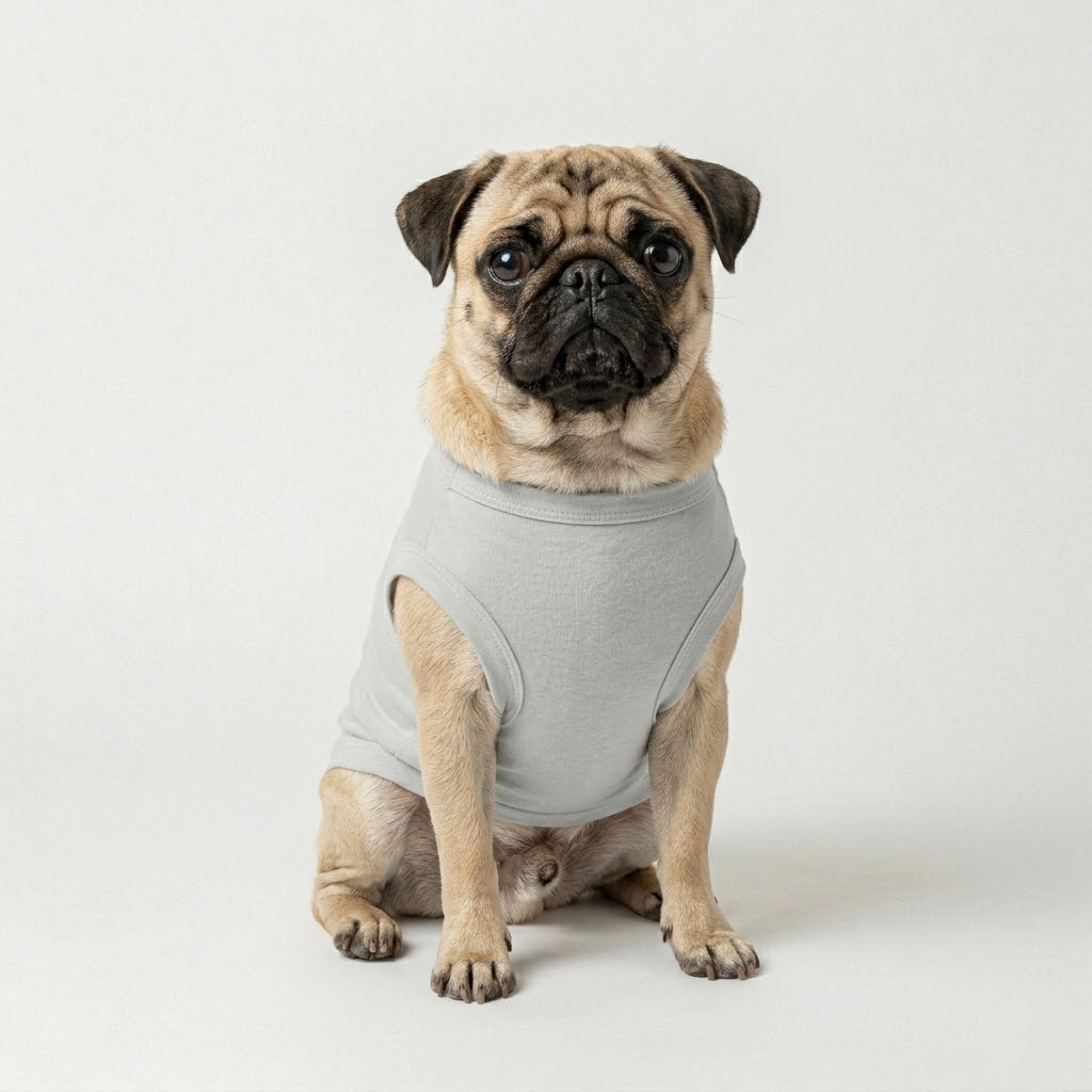 Bambi - Pug Sleevless Vest