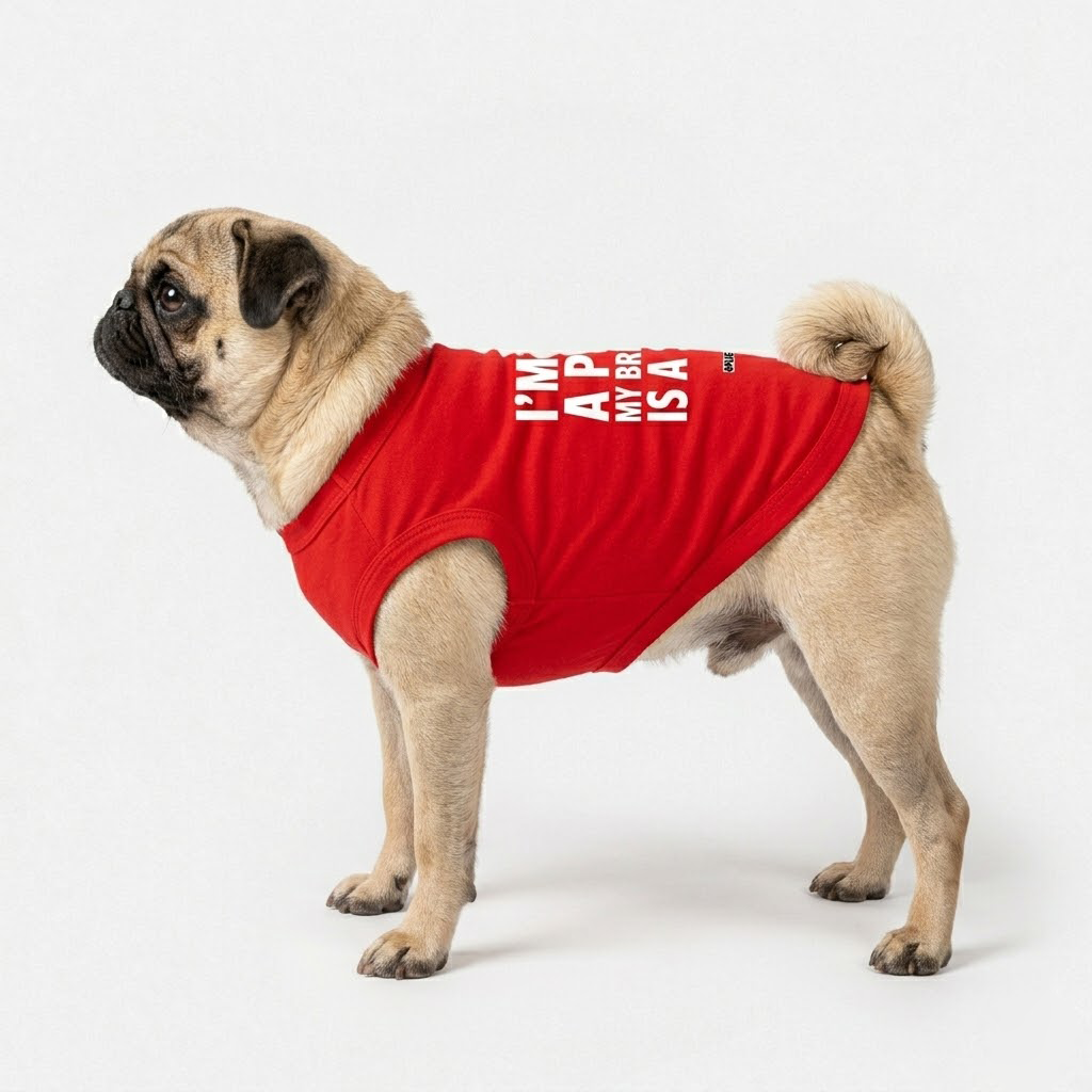 Rosy - Pug Sleeveless Vest