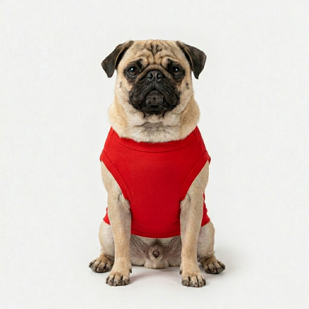 Rosy - Pug Sleeveless Vest