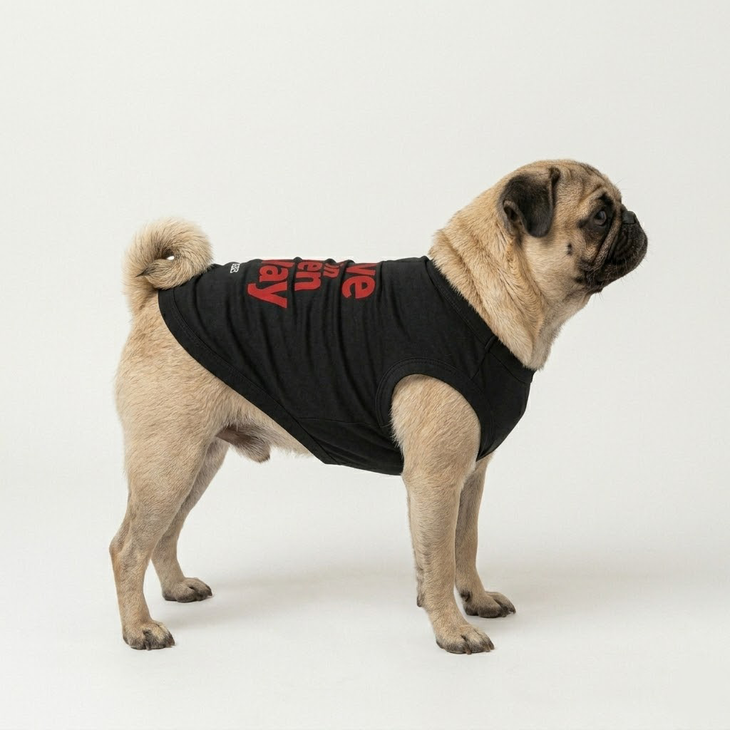 Mia - Pug Sleevless Vest