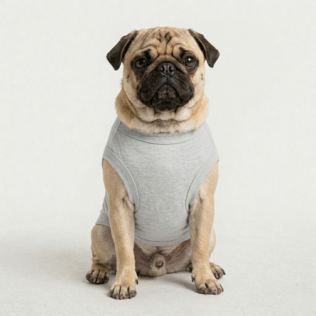 Skye - Pug Sleevless Vest