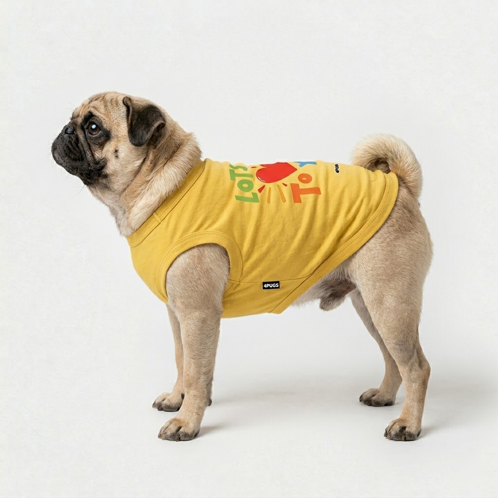 Blossom - Pug Sleevless Vest