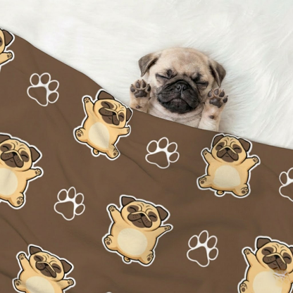 Roxy - Pug Blanket