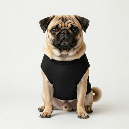 Carlie - Pug Sleeveless Vest