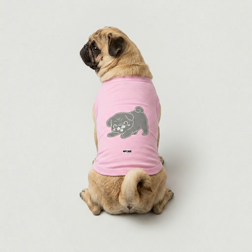 Pixie - Pug Sleevless Vest