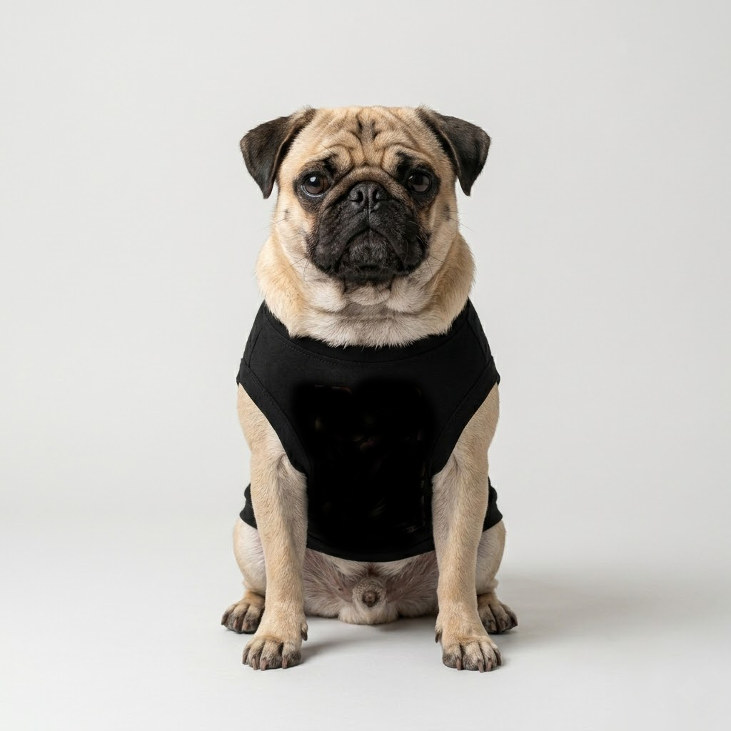Pepper - Pug Sleevless Vest