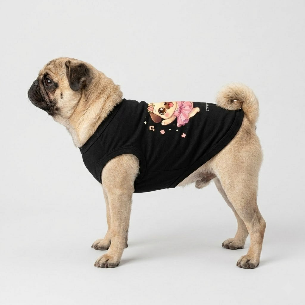Ruby - Pug Sleevless Vest
