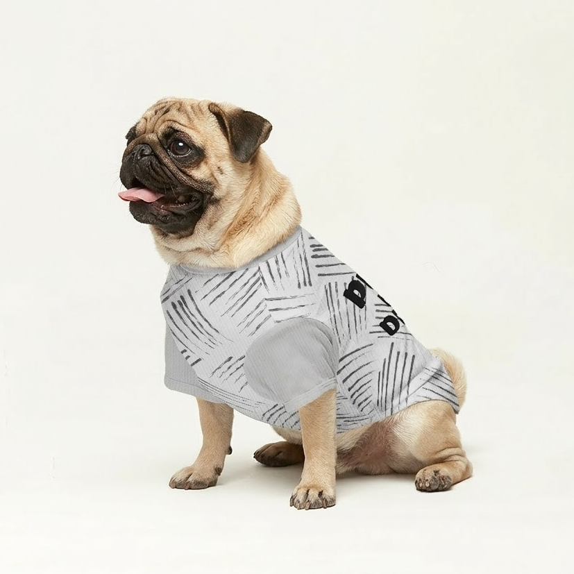 Blue - Pug Wool Sweater