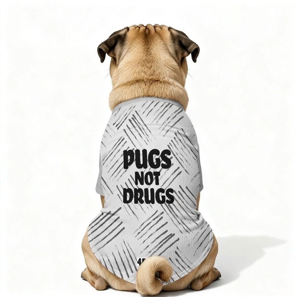 Blue - Pug Wool Sweater