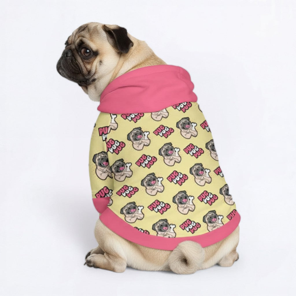 Cleo -Pug Dog Hoodie