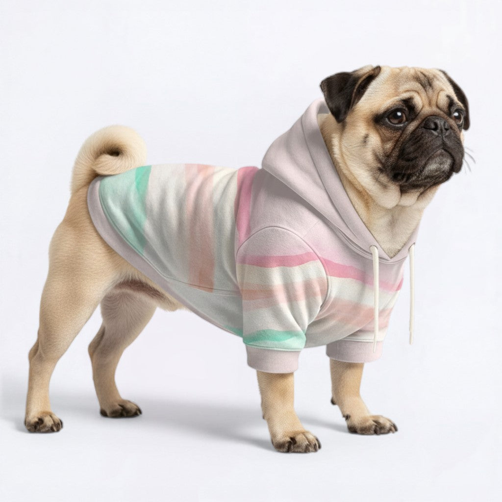 Blue - Pug Dog Hoodie