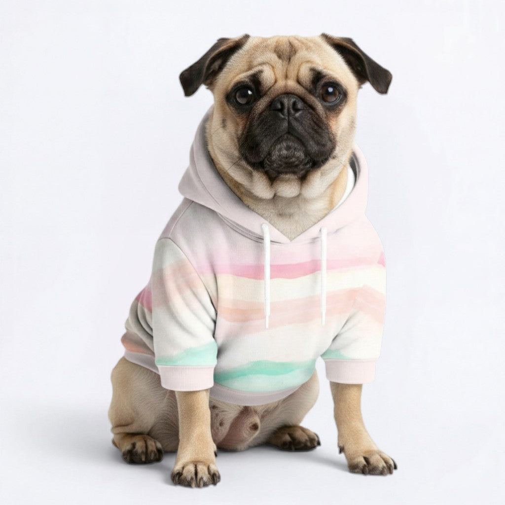 Blue - Pug Dog Hoodie
