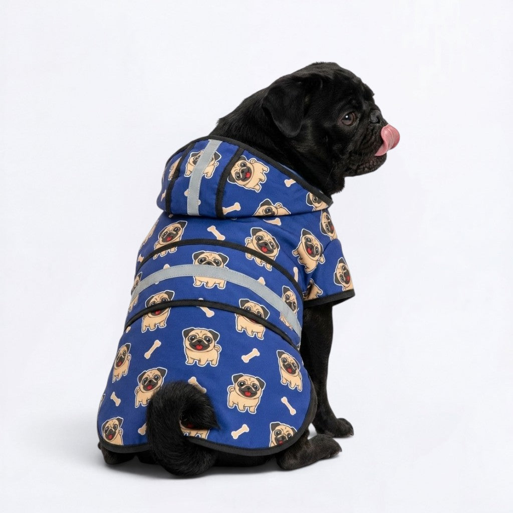 Finn - Reflective Pug Poncho
