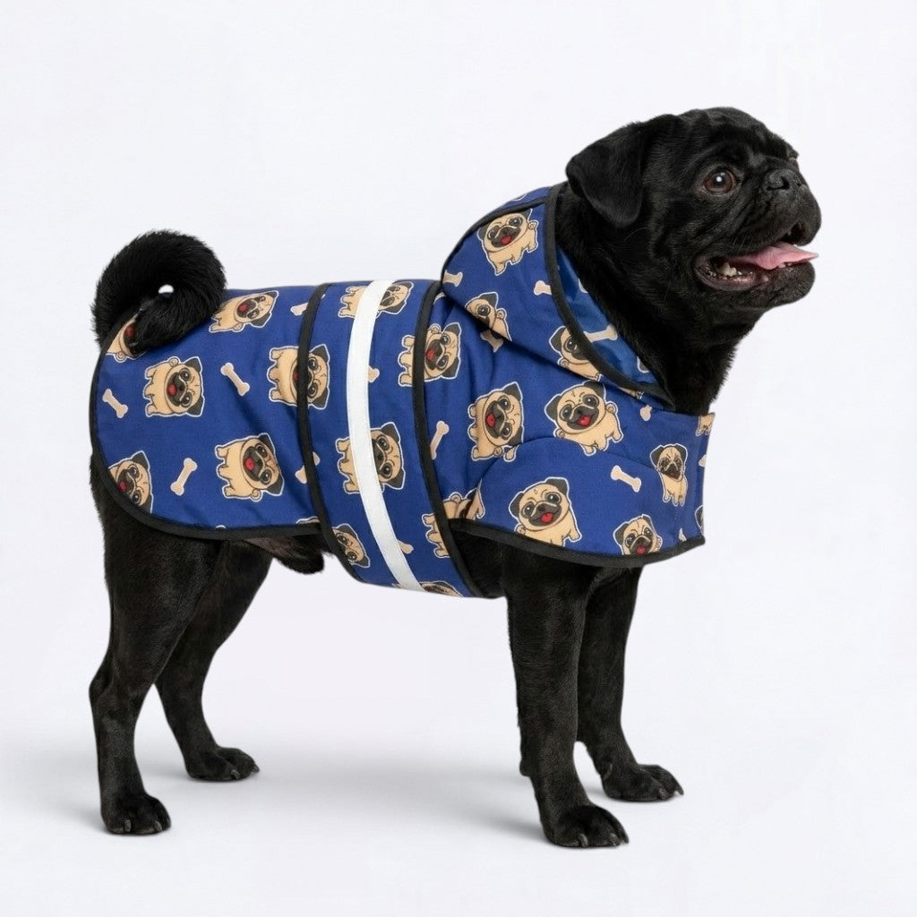 Finn - Reflective Pug Poncho