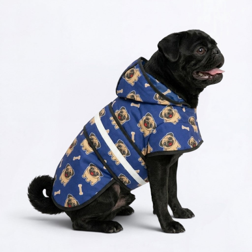 Finn - Reflective Pug Poncho