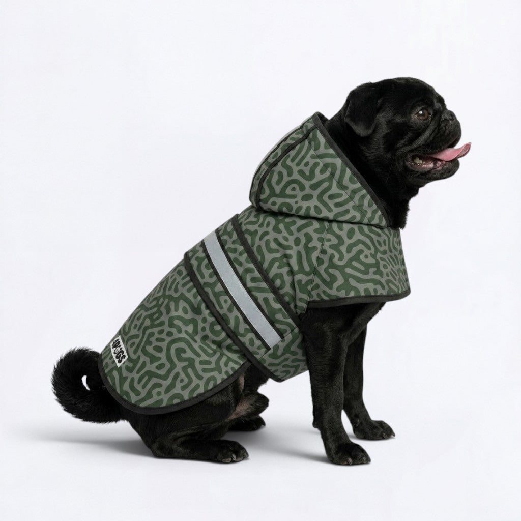 Cleo - Reflective Pug Poncho