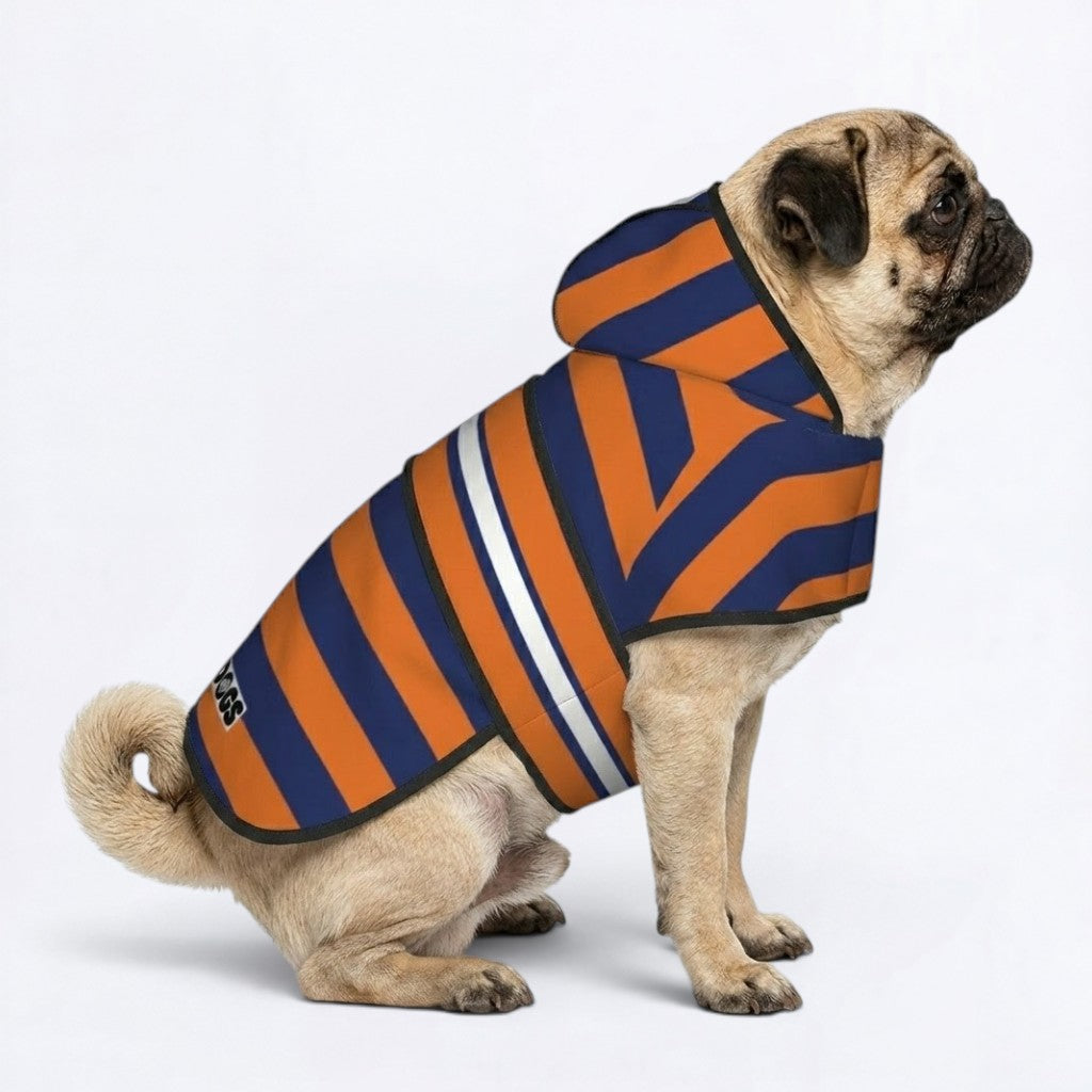 peach - Reflective Pug Poncho