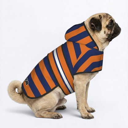 peach - Reflective Pug Poncho