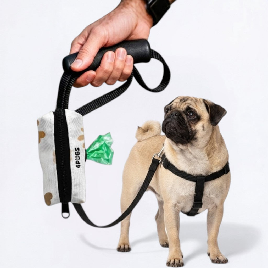 Enzo - Pug  Poop Bag Holder