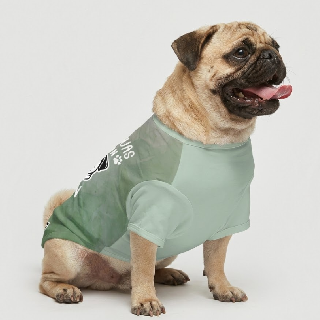 Olive - Pug T-Shirt