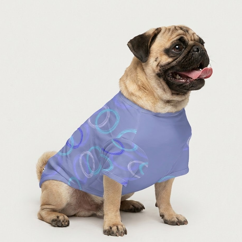 Indigo- Pug T-Shirt