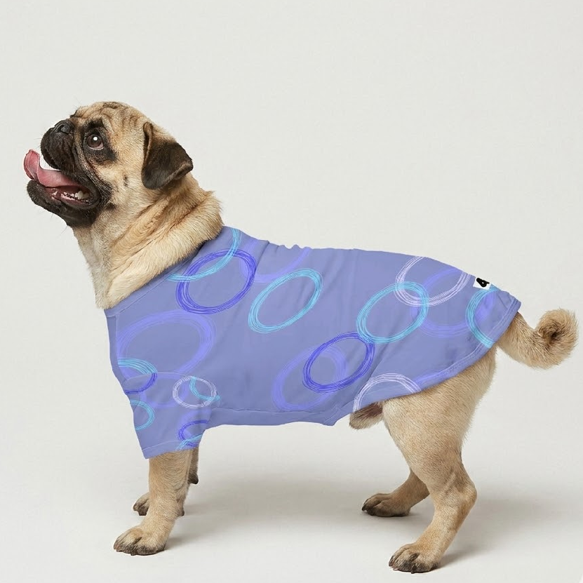 Indigo- Pug T-Shirt