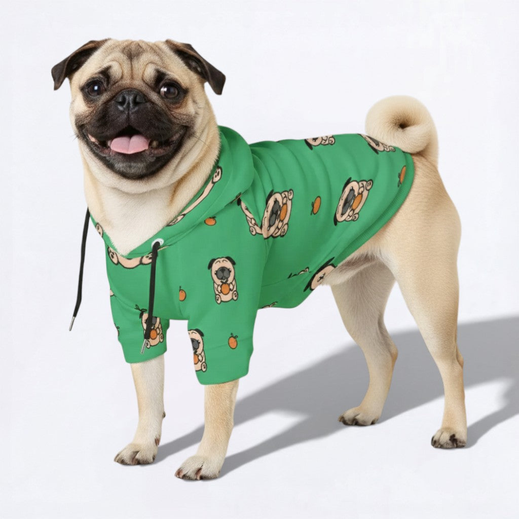Max - Pug Dog Hoodie